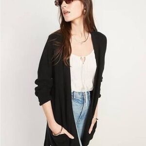 NEW WITH TAGS: Old Navy Textured Shaker Stitch Long Line Sweater: Medium Tall